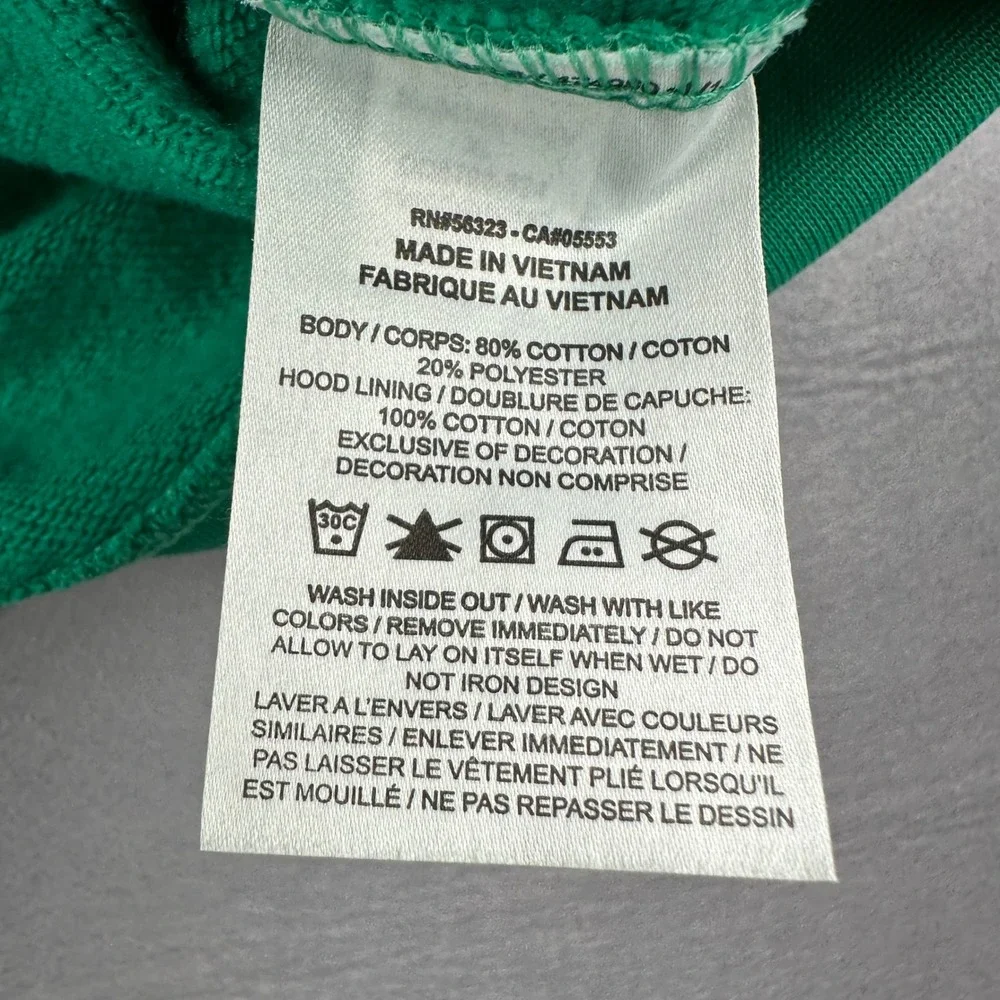 Nike Sportswear Club Fleece Pullover Hoodie Kelly Green DQ5793-324 Mens XL - Picture 6 of 8